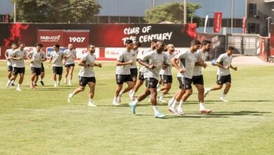 الأهلي يواصل تدريباته استعدادًا لمباراة بيراميدز