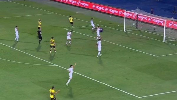 أحمد دياستي يمنح وادي دجلة التقدم 2-1 على الزمالك بالدوري