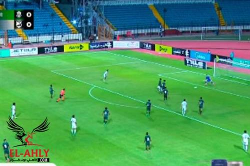 أحمد زكي يتقدم لـ إنبي أمام الاتحاد السكندري بالشوط الأول
