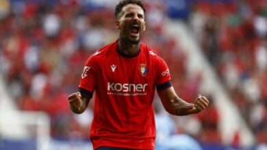 أوساسونا يحقق فوزًا صعبًا على فالنسيا بهدف في الدوري الإسباني