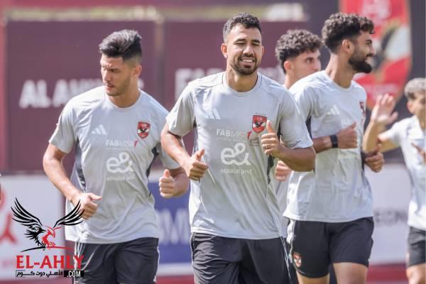 الأهلي يواصل تدريباته استعدادًا لمباراة بيراميدز