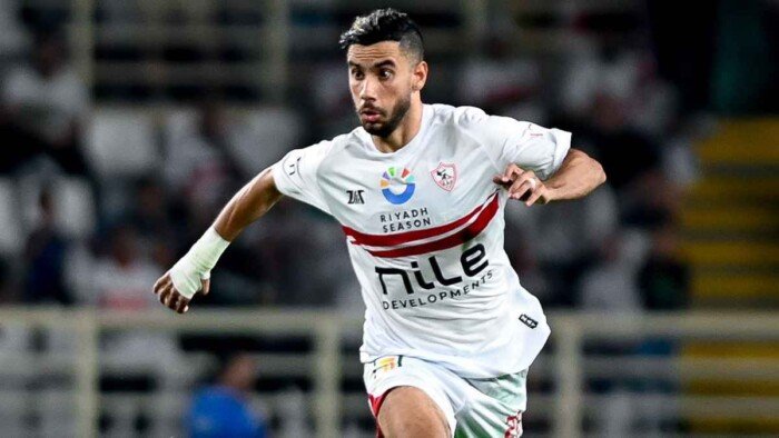 الزمالك يتقدم على وادي دجلة بهدف ناصر ماهر في الشوط الأول
