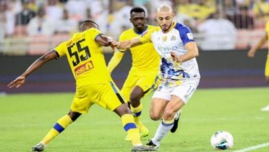 النصر يفوز على التعاون بخماسية نظيفة في الدوري السعودي