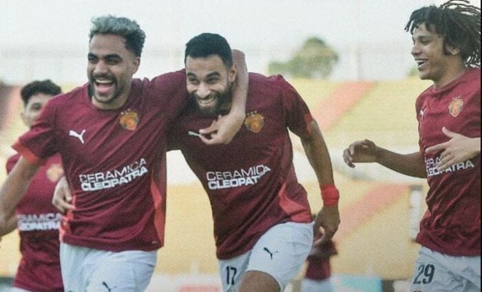 بعشرة لاعبين.. سيراميكا يهزم المقاولون العرب في الدوري
