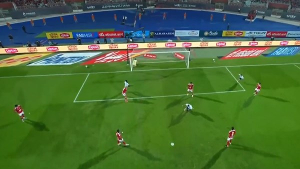 بيراميدز يحرز الهدف الثاني في شباك الأهلي بأقدام وليد الكرتي