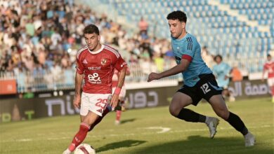 زيزو من مباراة الاهلي وغزل المحلة