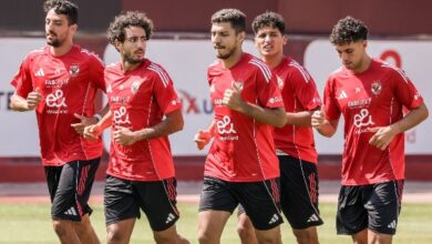 تفاصيل المران الأساسي للأهلي استعداداً للمحلة بالدوري