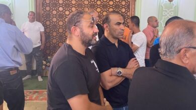 سيد عبد الحفيظ يشارك في تشييع جثمان اللواء وائل عزت من مسجد الشرطة