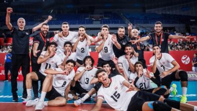 شباب الفراعنة يهزمون تركيا في مونديال الطائرة بالصين