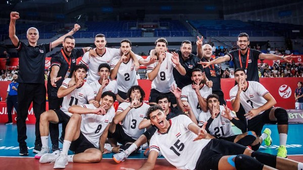 شباب الفراعنة يهزمون تركيا في مونديال الطائرة بالصين
