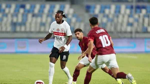 شيكو بانزا يحرز الهدف الأول للزمالك في شباك فاركو