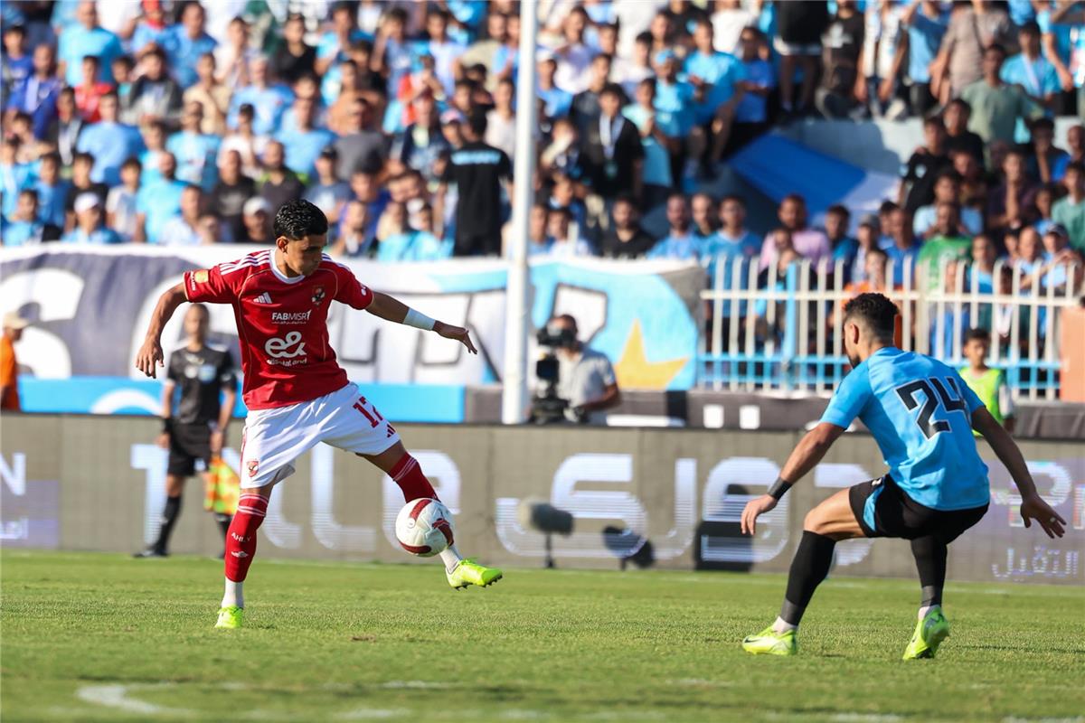 مباراة الاهلي وغزل المحلة