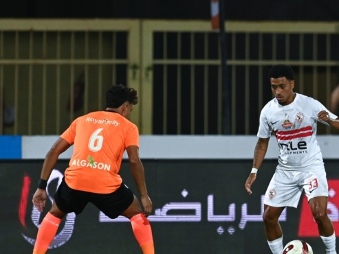 لاعب الزمالك يحصد جائزة رجل مباراة فاركو في الدوري