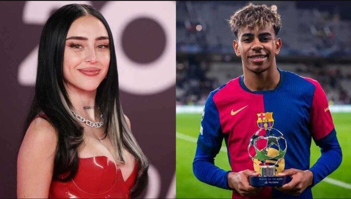 لامين يامال يلمح إلى ارتباطه بالمغنية الأرجنتينية نيكي نيكول