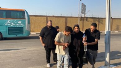 لحظة خروج جثمان اللواء وائل عزت من مسجد الشرطة