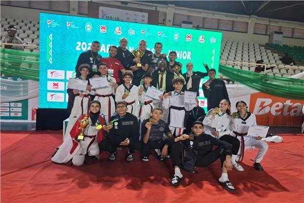 منتخب التايكوندو يتألق في بطولة إفريقيا للناشئين والشباب