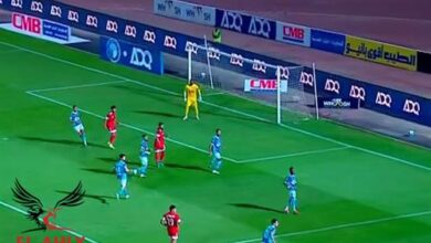 مودرن سبورت يتقدم على بيراميدز بهدف نظيف في الشوط الأول