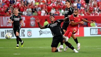 موعد مباراة ليفربول ضد آرسنال في الدوري الإنجليزي والقنوات الناقلة والتشكيل