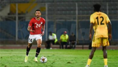 محمد عبد المنعم لاعب منتخب مصر