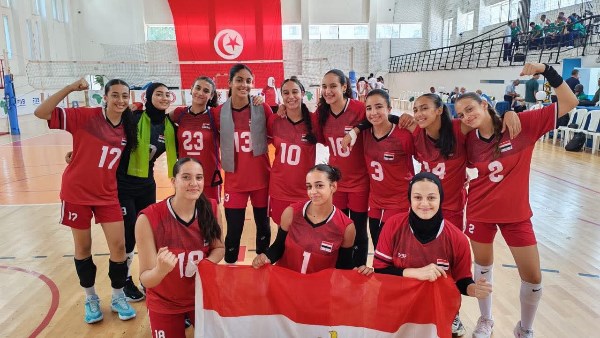 ناشئات مصر للطائرة يفتتحن مشوارهن في بطولة إفريقيا بالفوز على مدغشقر