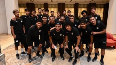بعثة منتخب مصر تحت 20 سنة تغادر إلى تشيلي لخوض منافسات كأس العالم..صور