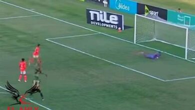 أبو جودة لاعب المقاولون يسجل الأول في فاركو