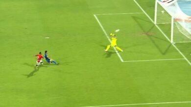 أفشة يسجل الهدف الأول لمنتخب مصر في مرمى تونس