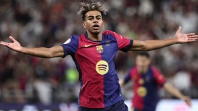 الإصابة تبعد لامين يامال عن مباراة برشلونة ضد فالنسيا