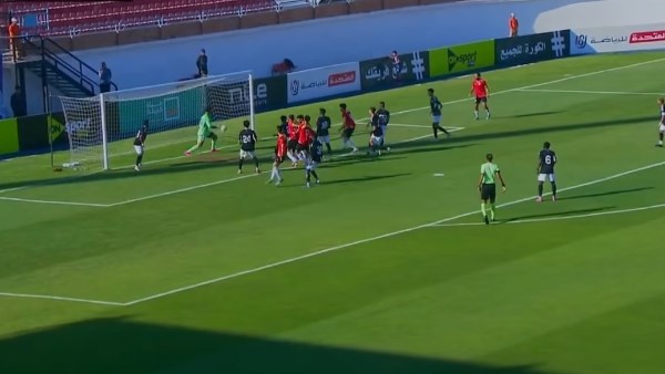 التعادل 1-1 يحسم الشوط الأول لمباراة حرس الحدود والجونة بالدوري