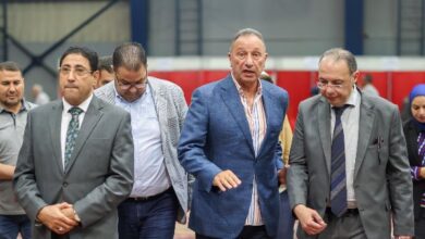 الخطيب يحضر عمومية الأهلي برفقة أعضاء مجلس الإدارة