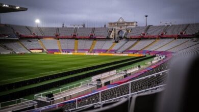 برشلونة يواجه باريس سان جيرمان على الملعب الأولمبي في دوري أبطال أوروبا