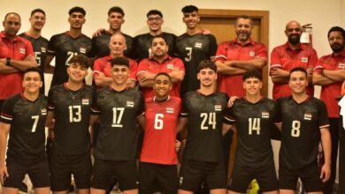 بعثة منتخب رجال الطائرة تغادر إلى الفلبين للمشاركة في بطولة العالم