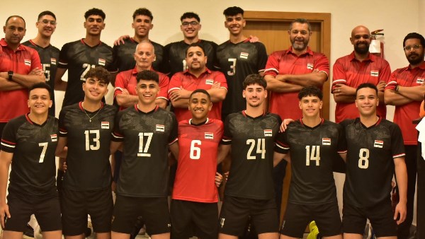 بعثة منتخب رجال الطائرة تغادر إلى الفلبين للمشاركة في بطولة العالم
