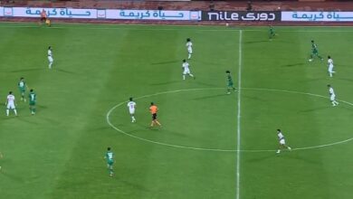 بهدف الدباغ .. الزمالك يتقدم على المصري 1-0 في الشوط الأول