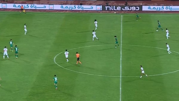 بهدف الدباغ .. الزمالك يتقدم على المصري 1-0 في الشوط الأول