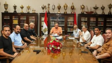 تفاصيل اجتماع الخطيب مع الجهاز الفني الجديد للأهلي