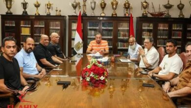 تفاصيل اجتماع الخطيب مع الجهاز الفني واللجنة الفنية بالنادي الأهلي