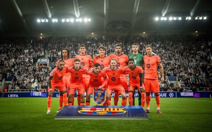 دوري أبطال أوروبا.. التعادل السلبي يحسم نتيجة الشوط الأول بين برشلونة ونيوكاسل يونايتد