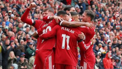 صلاح يقود ليفربول للتقدم على إيفرتون في شوط أول قوي بديربي الميرسيسايد