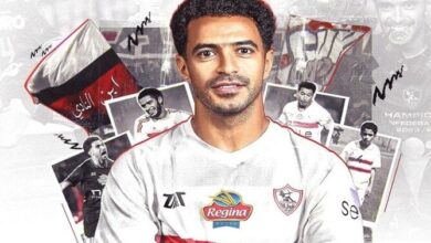 عمر جابر يحرز هدف الزمالك الثاني أمام المصري «فيديو»