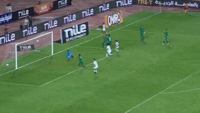 عمر جابر يضيف الهدف الثاني للزمالك في مرمى المصري بالدوري