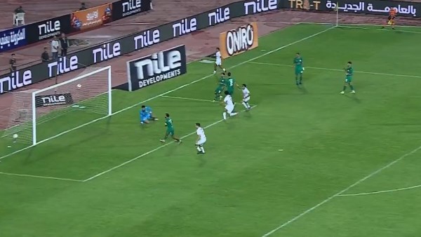 عمر جابر يضيف الهدف الثاني للزمالك في مرمى المصري بالدوري