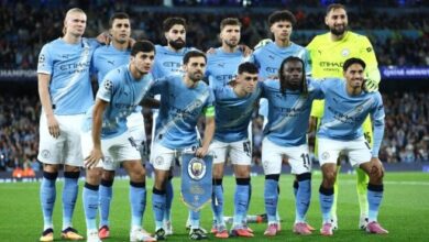 مانشستر سيتي يتعادل سلبيًا أمام نابولي في الشوط الأول بدوري أبطال أوروبا