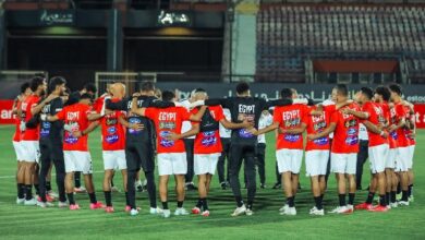 منتخب مصر يبدأ تدريباته باستاد السلام استعدادا لمواجهة إثيوبيا