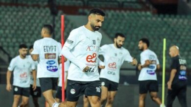 منتخب مصر يختتم تدريباته استعدادا لمواجهة بوركينا فاسو غدا في تصفيات المونديال