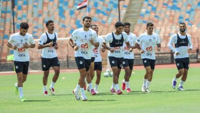 منتخب مصر يختتم تدريباته بالقاهرة قبل السفر لمواجهة بوركينا فاسو