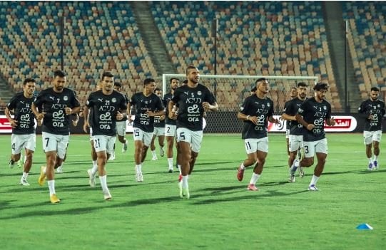 منتخب مصر يواصل تدريباته استعدادا لمواجهة اثيوبيا في تصفيات كاس العالم