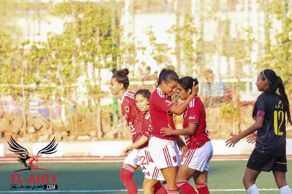 مهرجان أهداف: الأهلي يسحق رع بخمسة في الدوري الممتاز للسيدات