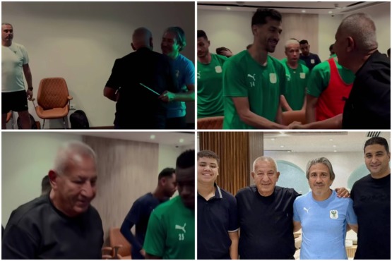 مواجهة نارية أمام الزمالك.. كامل أبو علي يزور المعسكر ويحفز لاعبي المصري