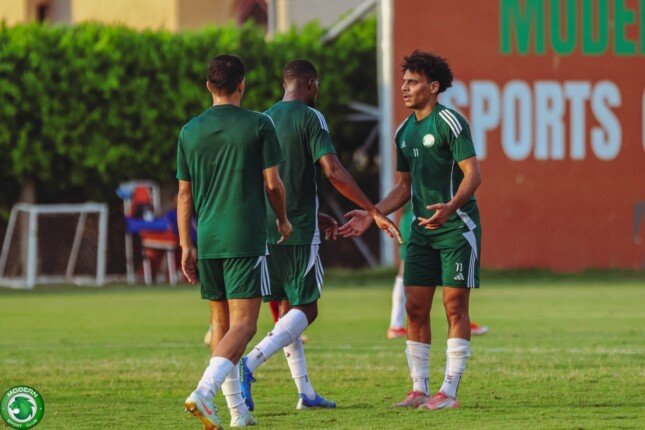 مودرن سبورت يمطر شباك حطين السعودي بسباعية وديًا